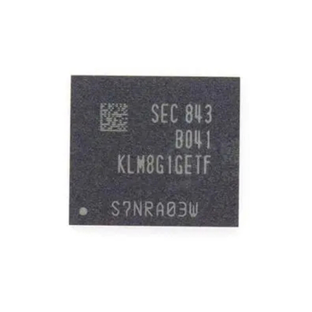 New and Original KLM8G1GETF-B041 EMMC 5.1 Flash Memory IC 8GB 153-FBGA High Speed Nand Storage IC Chip STORAGE CHIP