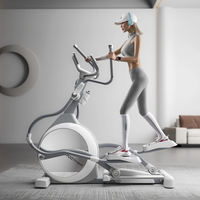 Machine d'entraînement elliptique à volant d'inertie de haute qualité, usine professionnelle OEM ODM en Chine, entraîneur elliptique