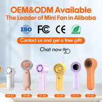 Mini ventilateur portatif USB rechargeable, ventilateur de poche à 3 vitesses, refroidisseur d'air personnel, ventilateur portable pour le camping en plein air