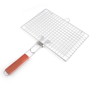 BBQ Barbecue Roasting Shaped <strong>Fillet</strong> Grilling Basket <strong>Grill</strong> Net - Product Image 5