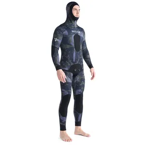 Neoprene 3mm Super Stretch Camouflage Fullsuit For Freediving Snorkeling Swimming Spearfishing Wetsuit