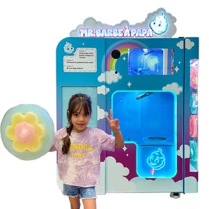 Machine à Barbe à Papa Entièrement Automatique avec Système de Paiement par Pièces et Cartes de Crédit pour Usine et Distributeur Automatique - Product Image 4