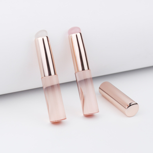 Pinceau à lèvres en <span class=keywords><strong>silicone</strong></span> avec capuchon en aluminium, petit pinceau portable pour estomper le gloss, mini pinceau de maquillage pour débutants - Product Image 2