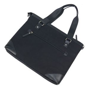 Bolsa de Lona Personalizada con Logotipo para Mujer, con Forro de Poliéster, Correa de Hombro Cruzada y Bolsillo para Portátil - Product Image 5