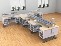 Banc de travail de laboratoire dentaire, Table de travail de laboratoire dentaire, équipements dentaires
