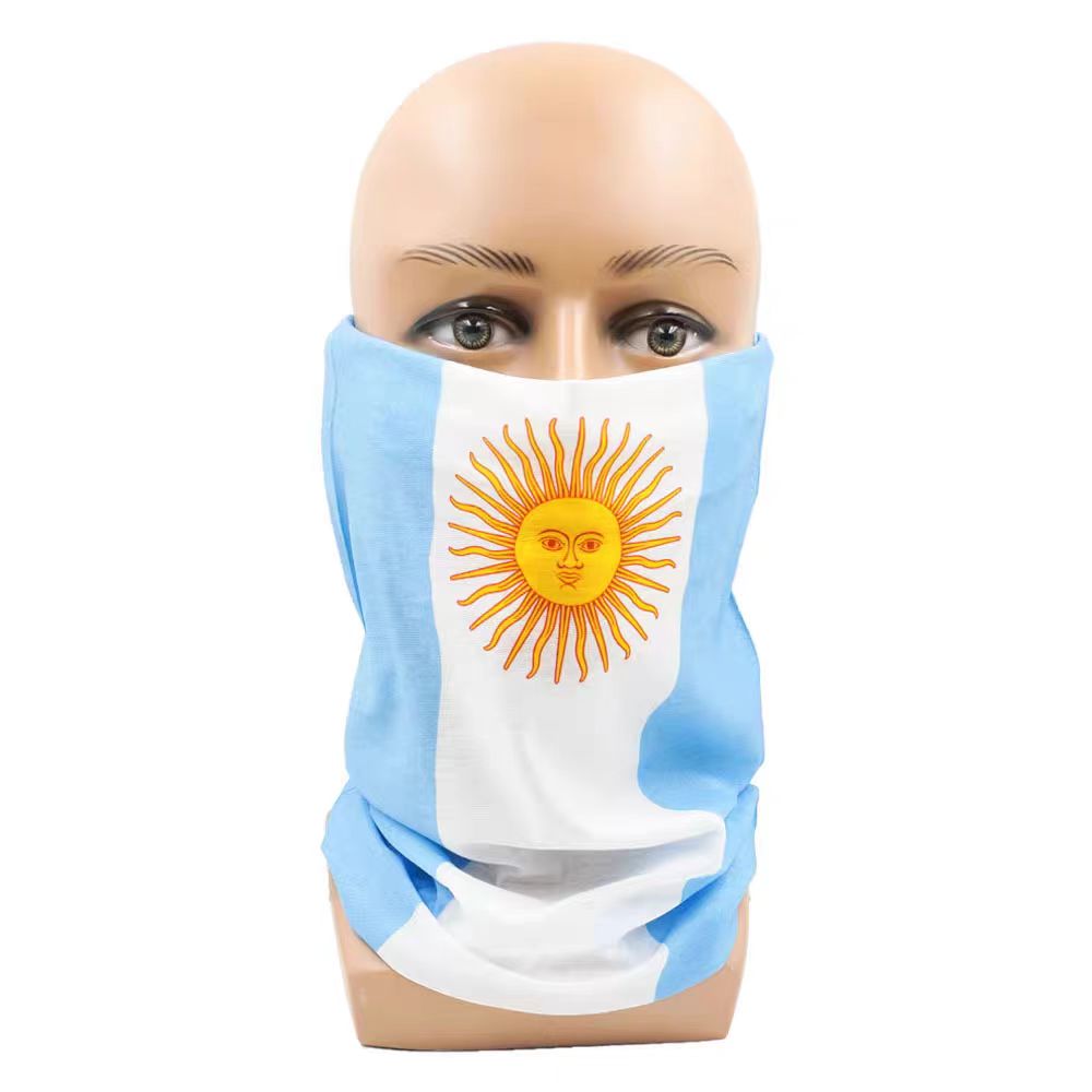 Mexico/Argentina/Brazil/Chile Latin America бесшовные щиты для лица многофункциональные дышащие маски для лица рыболовные вечеринки Велоспорт