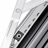 Bisagra de ventana de acero moderna y duradera de 180 grados, invisible, oculta, con fricción, para baño y cocina