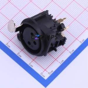 DIN-323HP XLR Connector Through hole Component (THT) Connector - Product Image 1