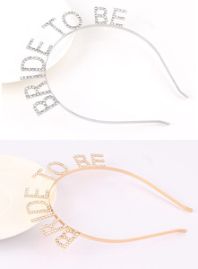 Go Party Wedding Hairbands Tiara Crown Rhinestone Full Diamond <strong>BRIDE</strong> <strong>to</strong> <strong>BE</strong> <strong>Headbands</strong> for Women <strong>Bride</strong> <strong>to</strong> <strong>Be</strong> Satin Sash Set - Product Image 6