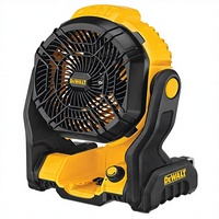 Ventilateur portable industriel DIY 20V MAX, alimenté par batterie, rechargeable, sans fil, moteur sans balais, 650 CFM, 2.5AH, circulation d'air, séchage