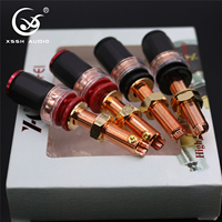 Connecteur banane femelle YIVO XSSH haut de gamme en cuivre pur pour amplificateur de haut-parleur HIFI, borne de liaison à câblage rapide