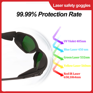 Gafas <span class=keywords><strong>DE</strong></span> SEGURIDAD láser <span class=keywords><strong>de</strong></span> 10600nm con certificación EN166, <span class=keywords><strong>lentes</strong></span> <span class=keywords><strong>de</strong></span> policarbonato, 190nm-2000nm, gafas protectoras <span class=keywords><strong>de</strong></span> protección ocular ligera para - Product Image 5