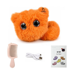 Jouets en peluche pour <span class=keywords><strong>chat</strong></span> AI Curious Cat, jouet en peluche interactif pour <span class=keywords><strong>chat</strong></span> AI, jouet en peluche amusant pour soulager le stress émotionnel, compagnon intelligent pour conversation, nouveau jouet - Product Image 3