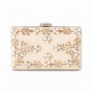 Bolso de mano para cena de mujer con cadena cuadrada y diamantes de imitación, estilo clutch de noche brillante 2025 - Product Image 1