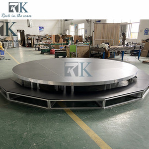 Luxury Round <b>Stage</b> Podium Aluminum Alloy Material Concert Wedding Outdoor <b>Platform</b> Event <b>Stage</b> - Product Image 2