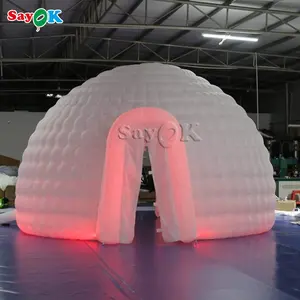 Aufblasbares Zelt Luft kuppel angepasst im Freien billig aufblasbares Party zelt Iglu <span class=keywords><strong>Dome</strong></span> aufblasbares Jurten zelt - Product Image 1