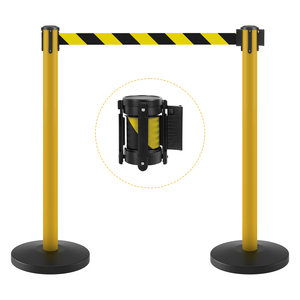 Barrières de sécurité routière pour piétons de haute qualité, événements, 2 m, barrières de contrôle de foule pour concerts, barrières de file d'attente, poteaux de corde, poteaux de séparation - Product Image 1