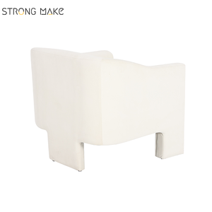 Canapé individuel moderne, <span class=keywords><strong>fauteuil</strong></span> confortable rembourré, salon, meubles de maison, fauteuils d'appoint blancs de <span class=keywords><strong>luxe</strong></span>, lot de <span class=keywords><strong>2</strong></span> - Product Image 4