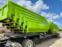 Machines de traitement des déchets de construction à usage intensif-Conteneur à benne basculante pour l'enlèvement des ordures
