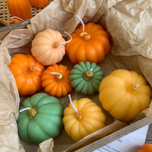 โมเดลฟักทองฮาโลวีน การ์ตูนโฟมจำลอง ของตกแต่ง พลาสติก ขนมเยลลี่ ผลไม้ฤดูใบไม้ร่วง อุปกรณ์ประกอบฉากถ่ายภาพ - Product Image 4