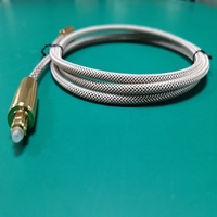 Cable de Audio Toslink de Alta Velocidad, Conector Toslink, Carcasa Metálica de Zinc, Cable de Fibra Óptica Digital con Trenzado de Nailon