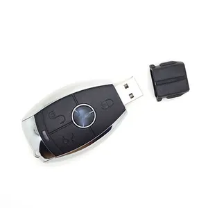 Newest Style Car Key USB Flash Drive USB2.0 USB3.0 Customized Pendrive 4GB 8GB 16GB 32GB With Logo