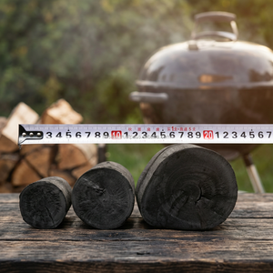 Charbon de bois noir de Khaya à haute valeur calorifique et chaleur stable pour les restaurants de poulet grillé - Product Image 2