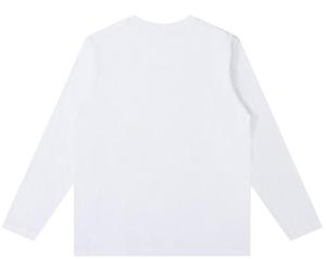 T-shirt à manches longues en coton pur pour homme, tendance automne, décontracté, 230g, col rond, logo imprimé au dos - Product Image 5