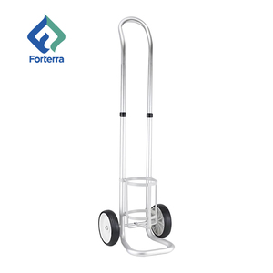 Chariot portable en aluminium pour bouteille d'oxygène, chariot à hauteur réglable en aluminium pour une seule bouteille de <span class=keywords><strong>gaz</strong></span> - Product Image 4