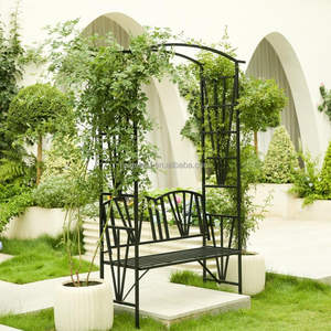 Treillis en métal robuste pour décoration extérieure, résistant à la rouille, pour plantes grimpantes - Product Image 6