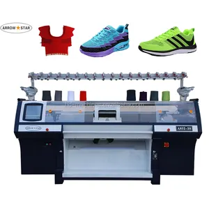 Flat Knitting Machine For Shoe Uppers With 14gg 16gg