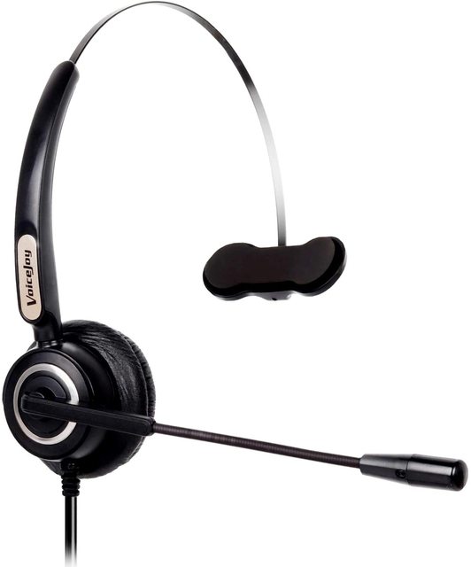 Office Monaural Headset with Microphne RJ9 Plug for Cisco IP Phones 794X 796X 797X 69XX Series and 8811,8841,8851,8861,8941,8945