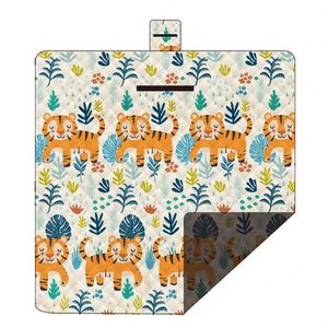 Tapete de Picnic Ultrasónico, Grueso, Absorbente de Humedad, Lavable a Máquina, para Exteriores, para Acampar en Tiendas de Campaña - Product Image 3