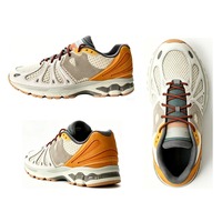 Zapatillas Deportivas Desestructuradas de Malla Multipanel para Hombre, Calzado Atlético Transpirable de Moda con Logotipo Personalizado