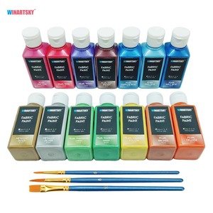 Tranh Tự Làm Chất Lượng Cao Sơn Vải Nghệ Thuật 30 Màu Sơn Dệt Mềm Vĩnh Viễn Với 3 Cọ - Product Image 3