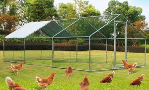 Di grandi dimensioni In metallo gabbie di pollo run coop a piedi In custodia del <span class=keywords><strong>coniglio</strong></span> anatre gallina pollame <span class=keywords><strong>casa</strong></span> 6x3x2m - Product Image 3