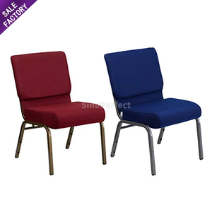 Chaises d'église modernes en tissu rembourré connectables pour auditorium, vente en gros d'usine, chaises d'église confortables pour auditorium - Product Image 5