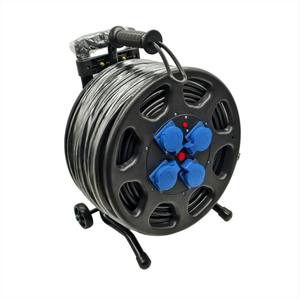 Câbles d'extension robustes de 100 pieds (50 m) avec enrouleur de câble rétractable - Product Image 3