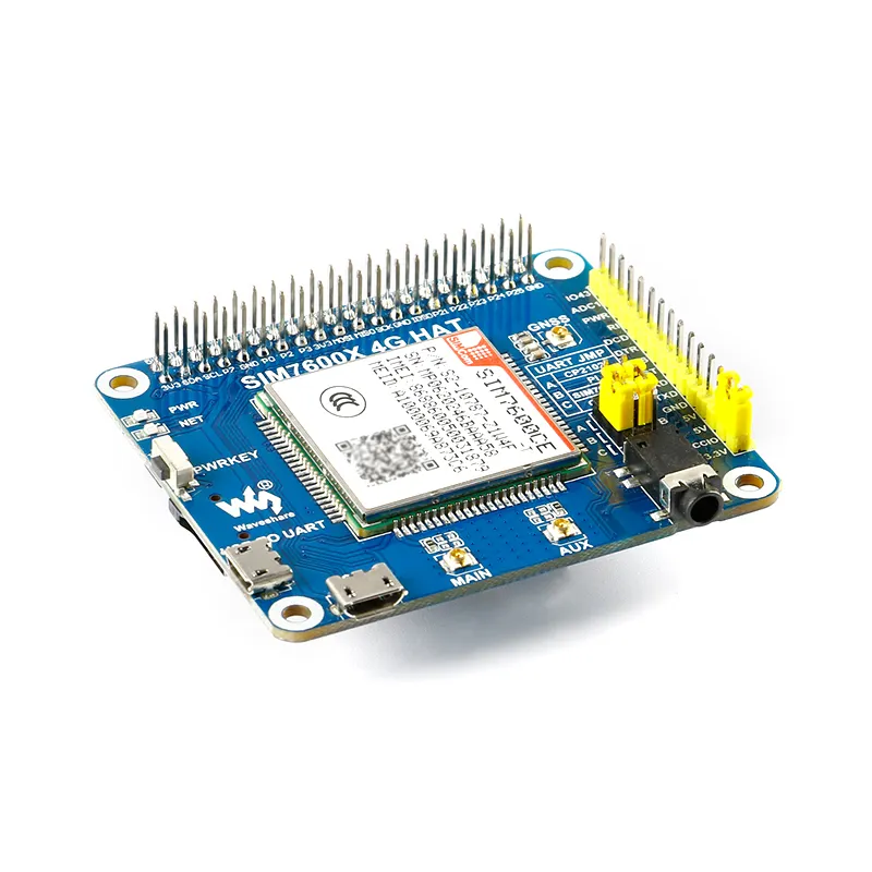 E-TIME Raspberry PI 4 generation 3B + SIM7600CE 4G expansion board 4G/3G/2G communication GNSS positioning