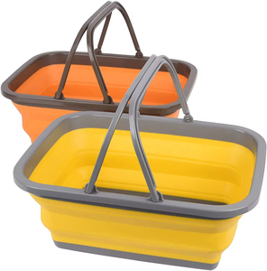 Évier pliant portable avec poignée Bassin de lavage de panier de <span class=keywords><strong>camping</strong></span> en plein air pour laver la <span class=keywords><strong>vaisselle</strong></span> - Product Image 2