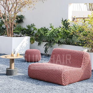 Set Divano da Esterno Moderno di Alta Gamma con Telaio in Lega di Alluminio e Rattan in PE, Impermeabile e Resistente alle Intemperie per Soggiorno - Product Image 6