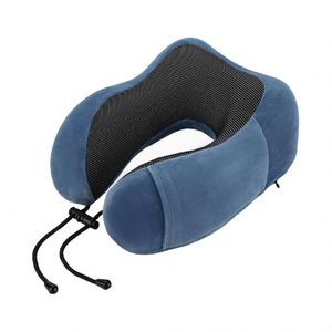 Oreiller de voyage en mousse à mémoire de forme en U, portable, à récupération lente, pour la protection du cou, vente en gros - Product Image 1