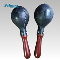 Large 26cm Wood & Plastic Maracas Orff Percussion Hand Shaker for KTV Bar Party Atmosphere Band Accompaniment
