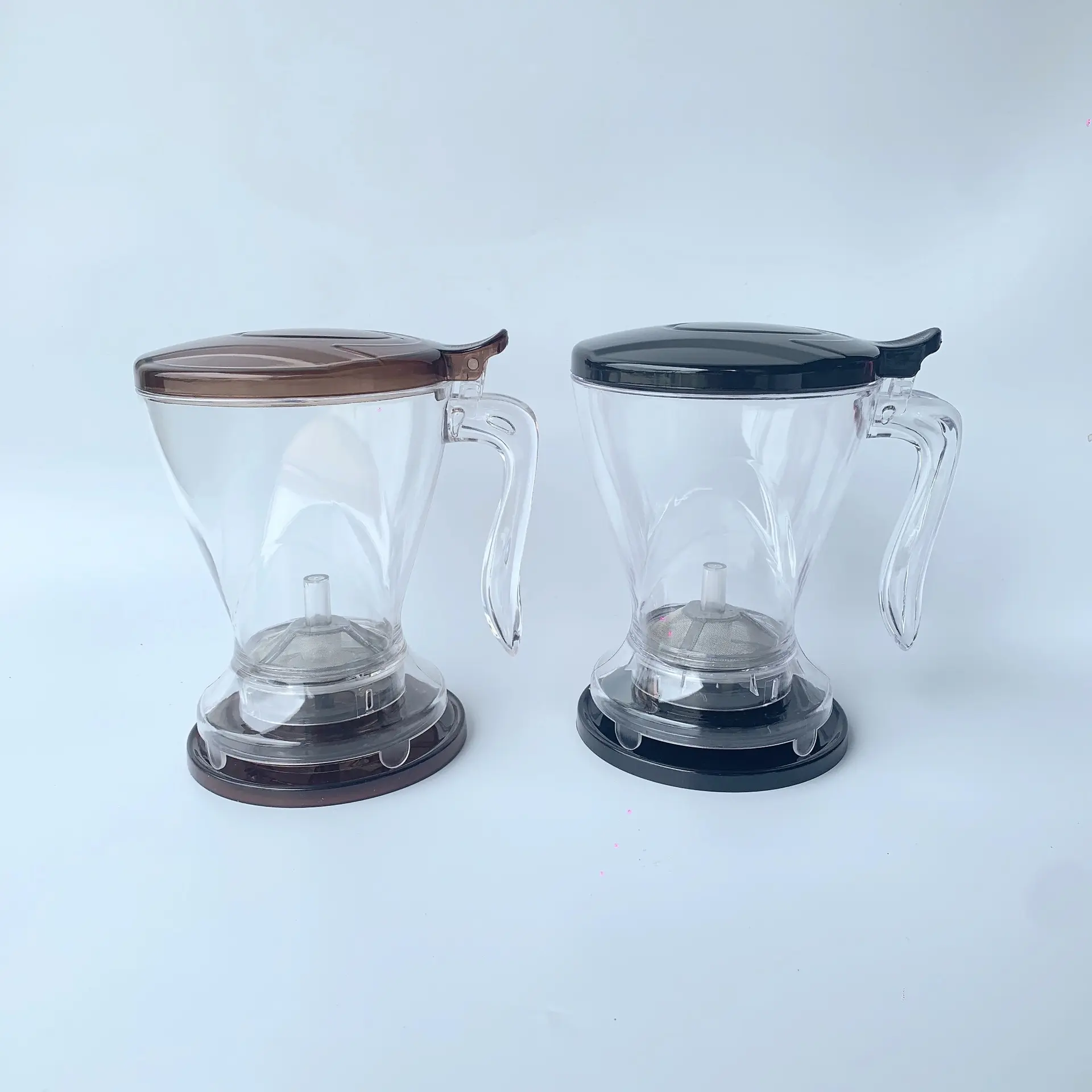 Biểu tượng tùy chỉnh thông minh Cà Phê Trà dốc ma thuật trọng lực Infuser hoàn hảo ấm trà trà Maker với Coaster