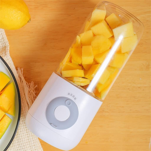Wholesale Electric 400ML Stainless Steel Mini Juicer Cup Portable USB Charging 6 Handheld Blender for Household Outdoor Car Use - Product Image 1