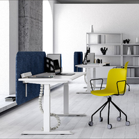 Escritorio de Oficina, Mesa para Computadora, Estación de Trabajo, Trabajo desde Casa con Estante para Impresora, Muebles Corporativos