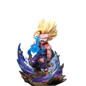 Figuras de acción de <span class=keywords><strong>resina</strong></span> de PVC personalizadas, juguetes de alta calidad, Super Saiyan, escenas de lucha, figuras de anime de postura de pie, Son <span class=keywords><strong>Gohan</strong></span> DBZ - Product Image 1