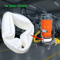 Sac à poussière jetable en PE OEM de 23 m de longueur, sac à poussière en plastique PE pour aspirateur, sac pliable continu