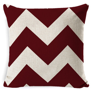 Linen Throw Pillow Cover 45x45 Cm Geometric Square Pattern Sofa <b>Cushion</b> Decorative Pillowcase With <b>Insert</b> - Product Image 4