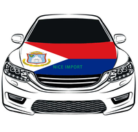 Housse de capot de voiture avec drapeau des Tonga, protection personnalisée du capot moteur, en polyester extensible, résistante à la chaleur, durable, ajustement universel